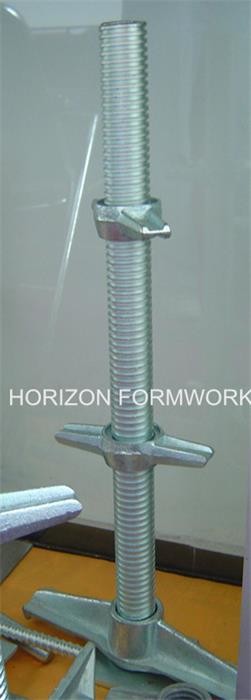 Galvanized Screw jack base, Scaffold jack base, U-head, Scaffolding parts