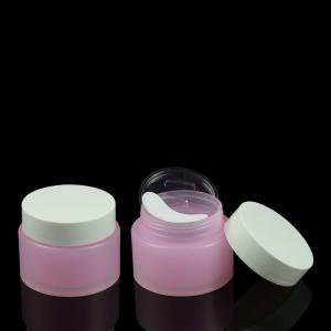 China OEM 100g Double Wall Cream Jar BPA Free PP Plastic Eye Cream Mask With Spoon factory