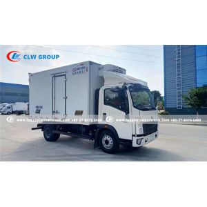 Sinotruk HOWO Small Refrigerated Van Truck 3tons 5tons