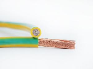 China 300V 105℃ UL wire UL1569 Electrical Cable with UL certificated 12AWG with Yellow/Green Color factory