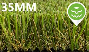 China Landscape Synthetic Lawn Garden Artificial Grass 35mm Height factory