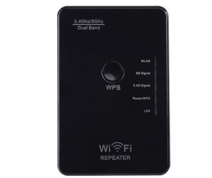 China 2.4Ghz/5Ghz Concurrent Dual Band WIFI Repeater factory