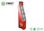 Glossy Finish Corrugated Pop Displays Printing Carton Customized