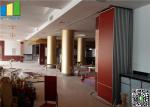 Folding Acoustic Room Dividers , Banquet Hall Aluminium Partition Wall