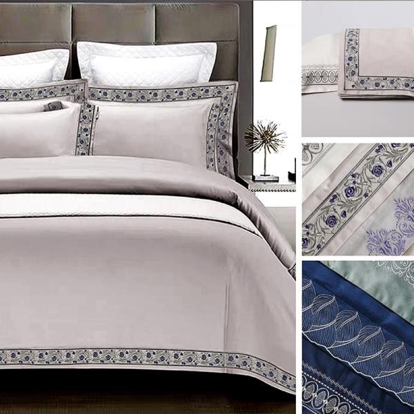 60 Fabric Count Duvet Set 2023 Summer Bedding Luxury Bed Set 100% Cotton for Hotel Home
