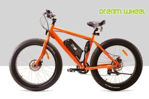 China 28km/H Fat Tire Cruiser Ebike Front Motor Pedals Assisted Disc Brake factory