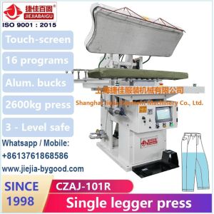 Jeans denim trousers Steam Industrial Trouser Pressing Machine legger