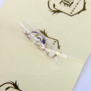 China 42MM Self Adhesive Plastic Sticker Label factory