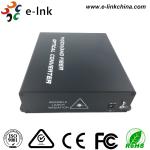 8 Channel AHD CVI TVI Over Fiber Optic Media Converter 20km Transmission