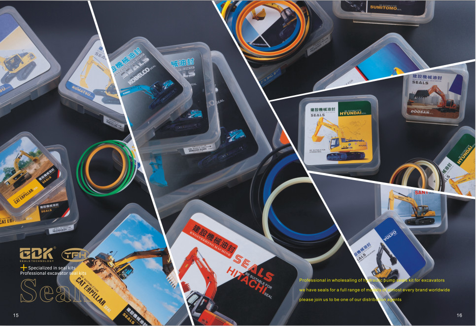 20 ton hydraulic cylinder seal kit kobelco sk200-8 SKF brand arm cylinder seal kit for excavator
