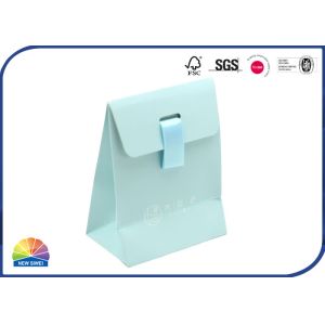 190gsm Coated Paper Gift Bag Simple Custom Print With Smooth Ribbon Handle