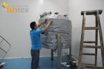 Silicone fiberglass fabric for thermal Insulated jackets thermal insulation