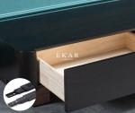 Living Room Round Modern Marble Top Stainless Steel Side Table