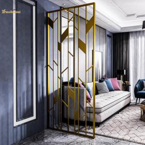 China Hotel Project Essential Customized Stainless Steel Room Divider factory