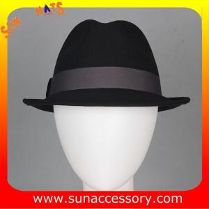 China T5781186 Sun Accessory customized fashion winner 100% wool felt fedora hats, unisex hats and caps wholesaling factory