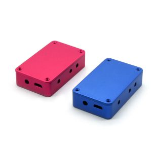 China Yixin Precision Blue Red Anodized CNC Machined Aluminum Part Cases on sale