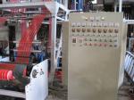 LDPE / HDPE Double Head Film Blowing Machine Used For Double Color plastic bags