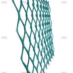Low Carbon Expanded Metal Mesh Sheet Powder Coated For Building Decoration