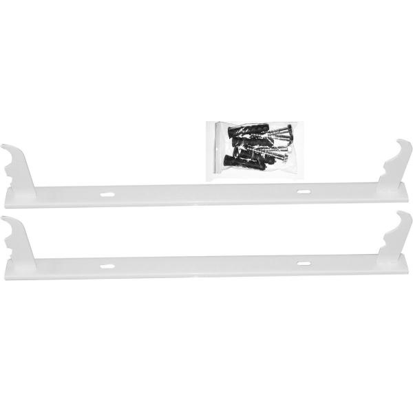 Steel Cast Iron Radiator Wall Brackets 2PC/Set White