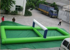 China Portable Inflatable Water Toys , Giant Inflatable Volleyball Court For Water factory