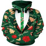 Graphic Print Drawstring Vintage Drop Shoulder Hoodies Thermal Long Sleeve
