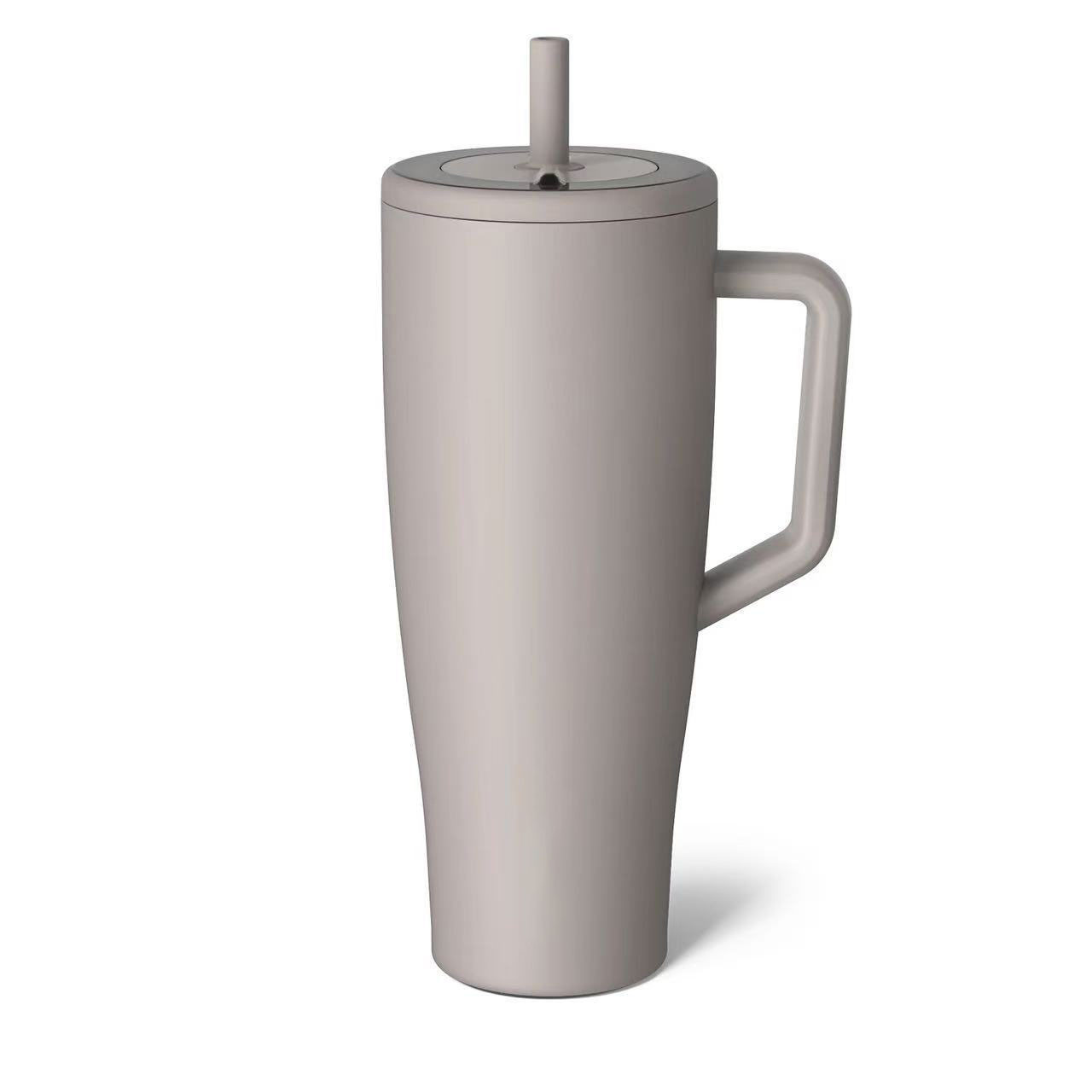 Convenient And Reusable Portable Water Cup BPA Free For On - The - Go Hydration Grey