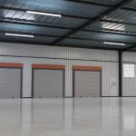 LANJING Industrial Contemporary Steel Structure Building Warehouse For Secure
