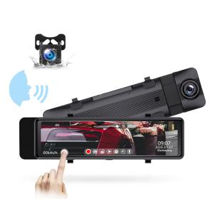 China 4K IPS RoHS Voice Control Dash Cam 10.88 Inch FHD Rear View Mirror factory