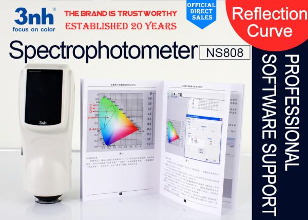 58mm Color Matching Spectrophotometer NS808 for Traffic Sign chromaticity