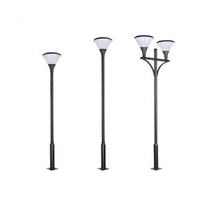 China Outside Waterproof Solar Pillar Light Lamp Landscape Post Garden Outdoor 9000K factory