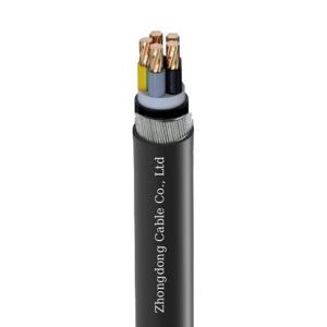 China Multi Core Cu Conductor Low Voltage Cable Steel Wire Armour LV Power Cable factory