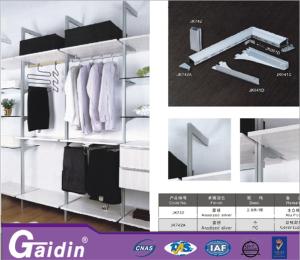 China elegant DIY save spacing shelving systems wardrobe fittings walk in wardrobes closets factory