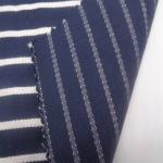 Stripe 30% Linen 70% Cotton Home Textile Blended Fabrics 247Gsm 150CM Anti