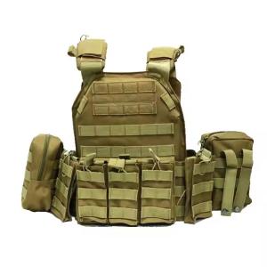 China Oxford Fabric Plate Carrier Waterproof Vest Camouflage Tactical Gear For Tactrical Training factory