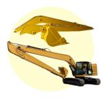 ​40-47ton 22m Long Excavator Boom Arm Wear Resistant For HITACHI Doosan Cat