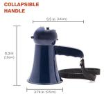 0.5 - 0.8KM Public Address Megaphone Portable Bullhorn Built In Siren