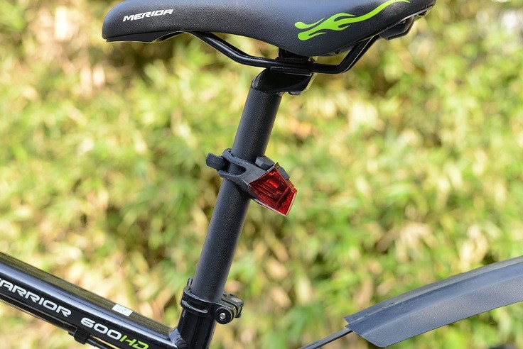 ROHS LED Bicycle Rear Lights 100 Hours Lifespan For Night Riding
