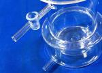 Polishing Double Deck Clear Fused Silica Tube With Side Tube