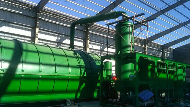 High Efficiency Municipal Solid Waste To Energy Pyrolysis System Industrial Scale