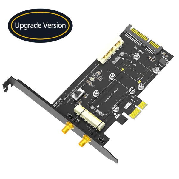 China Mini PCI-E To PCI-E 1x And MSATA To SATA3 WiFi Adapter For 3G 4G LTE Msata SSD factory