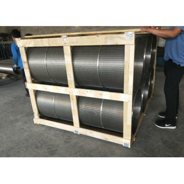 Stainless Steel 304 Reverse Wedge Wire Rotary Screen Drum Cylinder Water Treatment