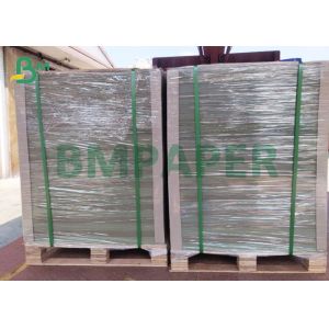 High Stiffness 1.5mm 2mm Solid Black Paperboard With Grey Back Board