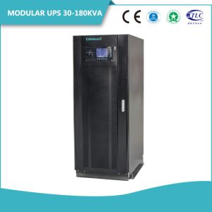 China High Output Load Three Phase UPS Systems Pure Sine Wave Low Input THDI factory