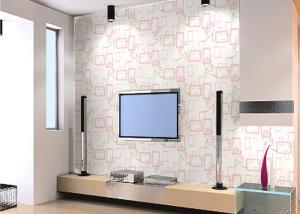 China Modern Flower Pattern Non Woven Wallpaper For Entertainment / Household , SGS CSA Approval factory