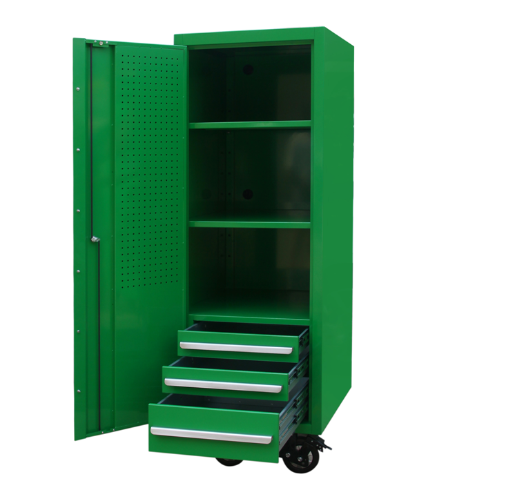 Garage Aluminum Handle Heavy Duty Tool Box with Lock and Cold Rolled Steel Construction
