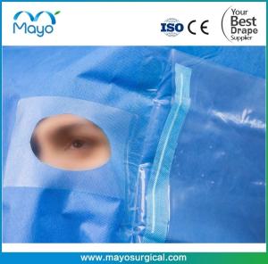 China Disposable Surgical Eye Drape With Collection Pouch For Ophthalmology factory