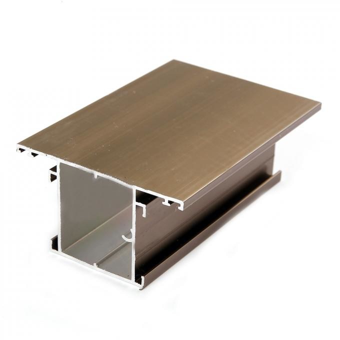 High Gloss Champagne Anodized Aluminium Profiles
