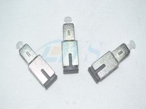 China SC Simplex Metal 1-30db Fiber Optic Attenuator Singlemode Adapter factory