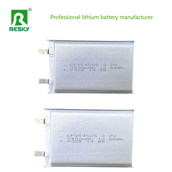 Power Lithium Cell 3.7V 3400mAh 12.58wh Solar Lithium Ion Polymer Battery Pack