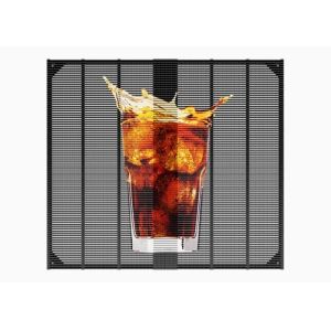 China Indoor P3.9 1000*500mm Full Color Grille Mesh Screen 4000-4500cd Transparent Led Screen Led Wall Display Screen on sale